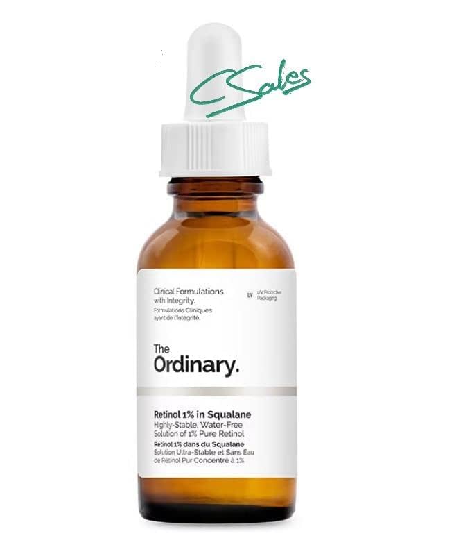 The Ordinary Retinol 1% 30ml - High Potency Retinol Serum for Signs of Aging
