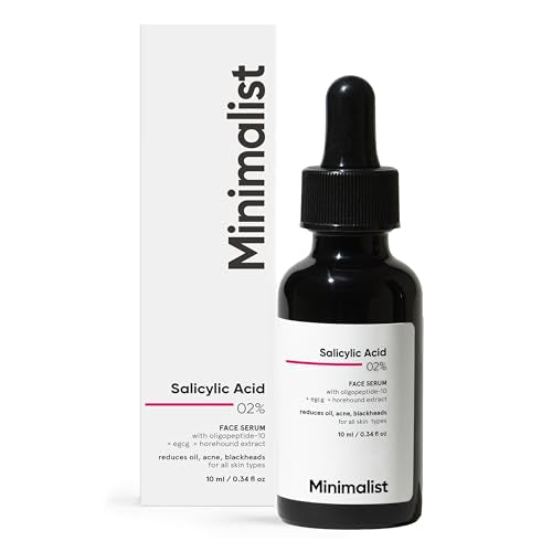 Minimalist Anti-Acne 2% Salicylic Acid Face Serum - Reduces Blackheads & Oiliness | BHA Exfoliant | 10ml