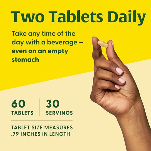 MegaFood Women’s Multivitamin Tablets, 60 Tab, Vegetarian, Iron, Biotin, Zinc, C, D3, B12, E