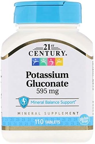 21st Century Potassium 595mg - 110 Tablets for Daily Support