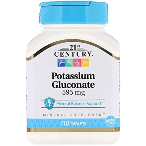 21st Century Potassium 595mg - 110 Tablets for Daily Support