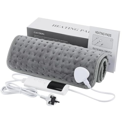 DHB tech Electric Physiotherapy Heating Pad - Back Pain & Cramps Relief (12x24in)