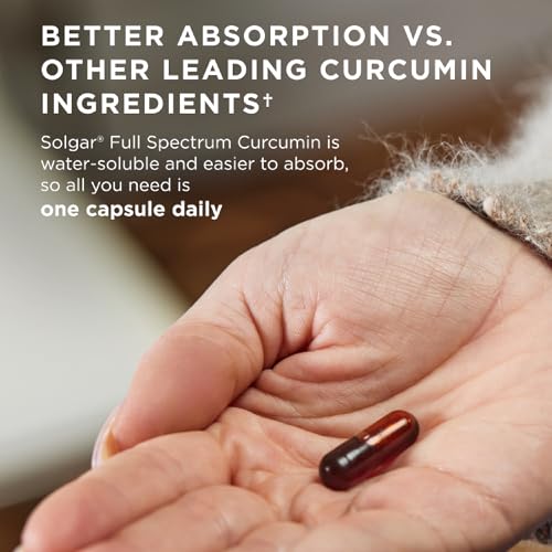 Solgar Full Spectrum Curcumin Liquid Extract Supplement - 60 Softgels