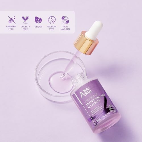 ANAiRUi 10% Tranexamic Acid Serum - Hyperpigmentation Treatment with Tranexamic Acid, Niacinamide & Hyaluronic Acid, 30ml