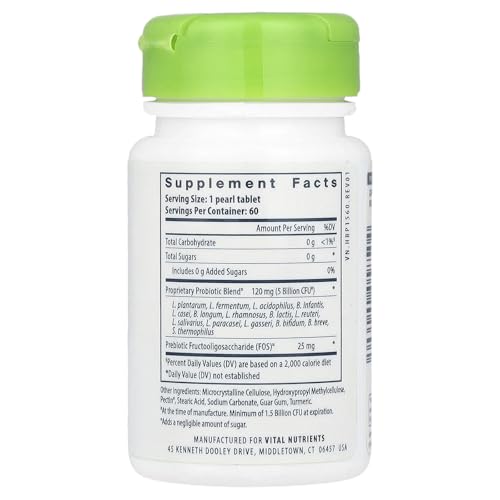 Hyperbiotics Pro-15 The Perfect Probiotic - 5 Billion CFU, 60 Time-Release Tablets