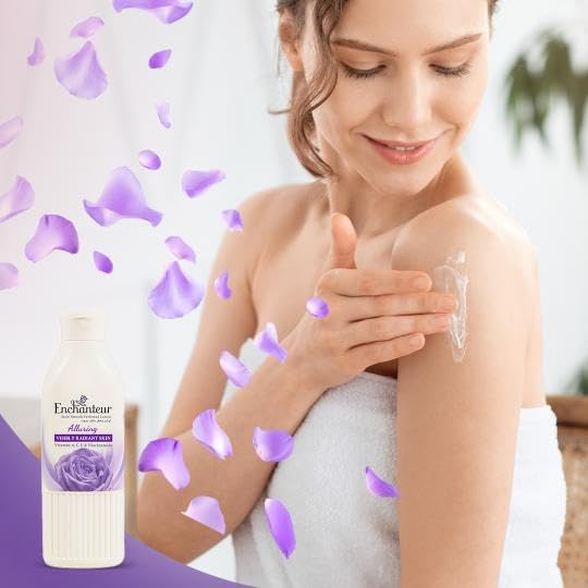 Enchanteur Satin Smooth Lotion: Aloe Vera & Olive Butter