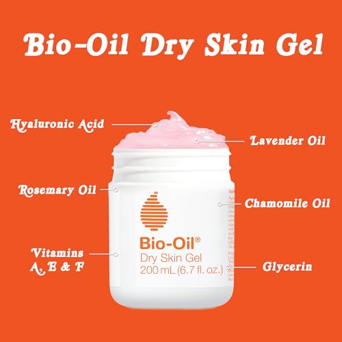 Bio-Oil Dry Skin Gel: Fast-Absorbing Hydration for Face & Body (6.7 fl oz)