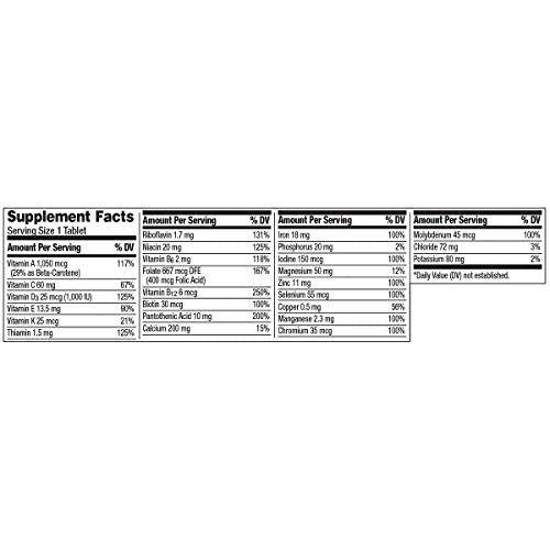 Adult Multivitamin with Antioxidants Zinc B Vitamins - 200 Tablets - Centrum