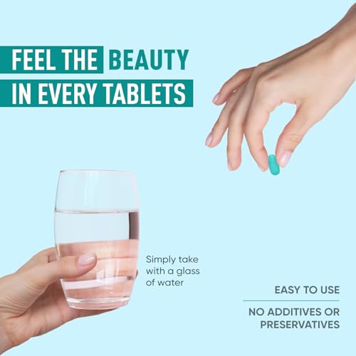 Herbal Max L-Glutathione 1000mg Tablets for Radiant Skin Glow & Lightening, 60 Count