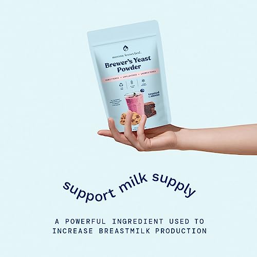 Mommy Knows Best Brewer's Yeast Powder (15 oz) - Gluten-Free Lactation Support