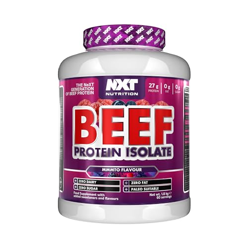 NXT Nutrition Beef Protein Isolate Mmmto Flavor - 1.8kg Paleo Keto Friendly