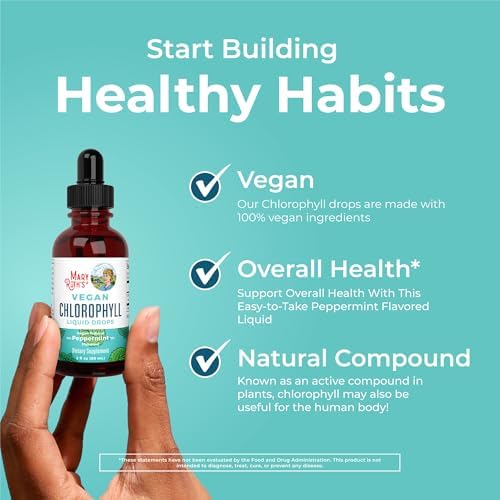 MaryRuth Organics Chlorophyll Drops - Peppermint Flavor