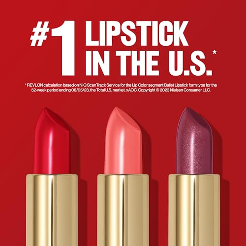 Revlon Super Lustrous Lipstick Rose Velvet, Rose #130 - Rich, Long Lasting Lip Color