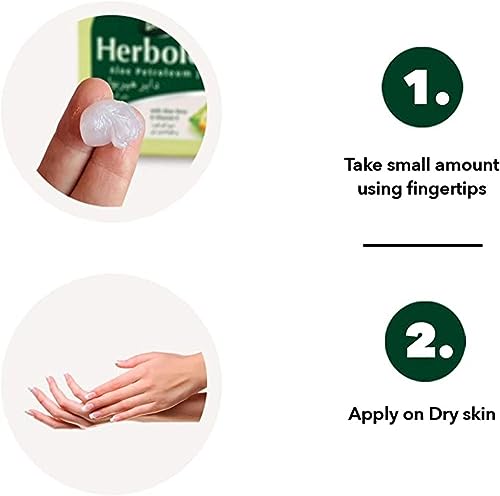 Dabur Herbolene Aloe Petroleum Jelly with Aloe Vera & Vitamin E (425ml)