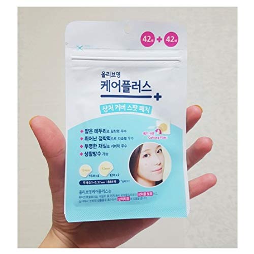 OLIVE YOUNG Care Plus Spot Patch - Acne Pimple Absorbing Hydrocolloid Patch (84 Count)