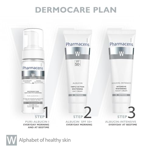 Pharmaceris W Albucin Whitening Day Cream SPF 50+ with 4% Niacinamide (30ml)