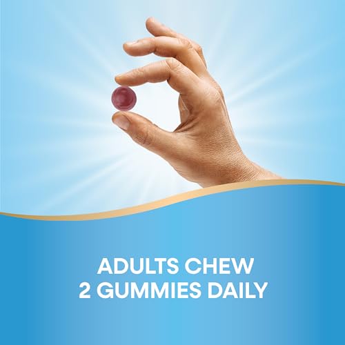 Nature’s Way Ashwagandha Gummies for Stress Relief - Adaptogenic, Berry Flavored, 125mg, 90 Count