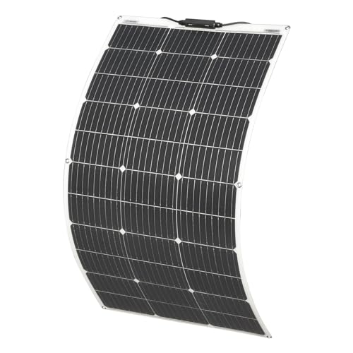 100W High Efficiency Flexible Solar Panel - Portable Hydrogen System for Boats & Camping