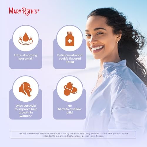 MaryRuth Organics Women's Hair Growth MAX Liposomal Supplement