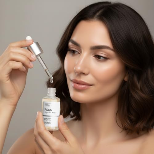 FGOC Glycolic Acid 7% Toning Solution - AHA Exfoliating Toner for Brightening & Pore Refining - 240ml