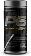 Cellucor P6 Ultimate GH Test Booster for Men, GH & Test Support, 180 Caps