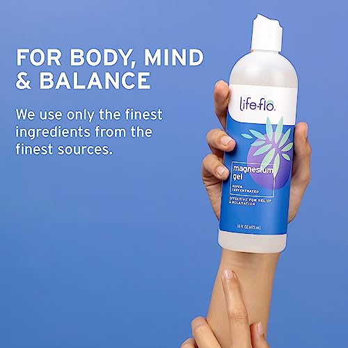 Life-flo Magnesium Gel - Fast-Absorbing Relief for Aches & Pains