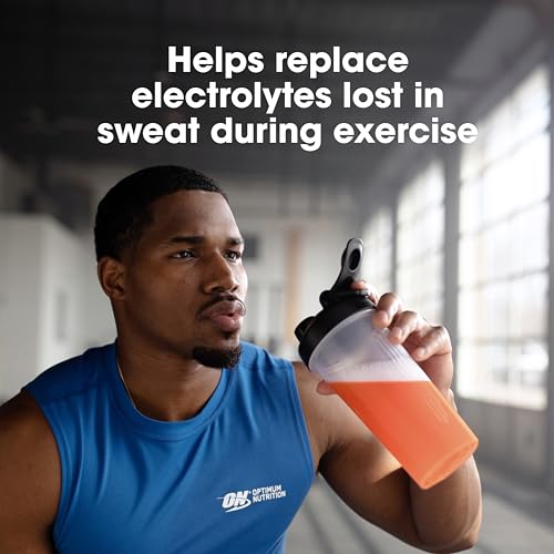 Optimum Nutrition Amino Energy Plus Electrolytes Pre-Workout - Tangerine Wave (30 Servings) | BCAA, Amino Acids & Electrolytes