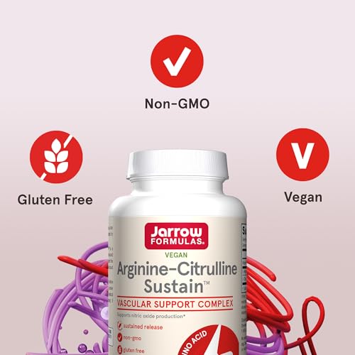 Jarrow Formulas Arginine-Citrulline Sustain - Enhanced Performance & Endurance