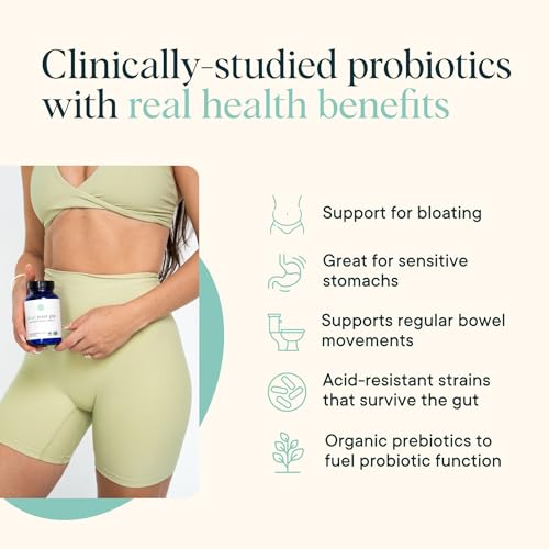 Ora Organic Probiotics and Prebiotics Capsules | Raw Vegan, Gluten, Dairy & Soy Free, 30 Day Supply