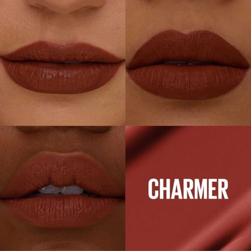 Maybelline New York Super Stay Matte Ink Liquid Lipstick – 16H Longwear, Transferproof, Smudgeproof – Shade 510 Charmer