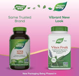 Nature's Way Vitex Fruit, Traditional Menstrual Cycle Support*, Traditional Women's Health Support*, Chasteberry, Vegan, 320 Capsules (Packaging May Vary)
