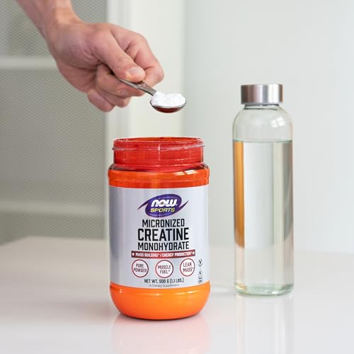 Now Foods Micronized Creatine Monohydrate - Pure & Potent - 500g