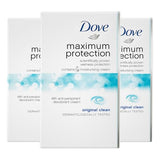 Dove Maximum Protection Original Clean Anti-perspirant Cream Stick - 3x 45 ml