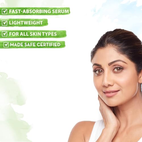 Mamaearth Vitamin C Daily Glow Face Serum – 50x Vitamin C & Turmeric for Brightening & Dark Spot Reduction – 30ml