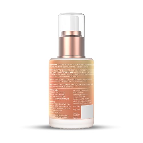 PLIX 24K Guava Gold Serum & Primer | Vitamin C & Hyaluronic Acid (30ml)