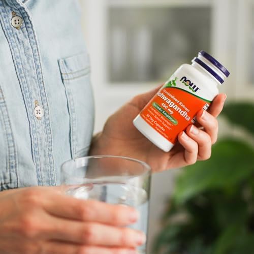 NOW Foods, Ashwagandha, Standardized Extract, 450 mg, 90 Veg Capsules