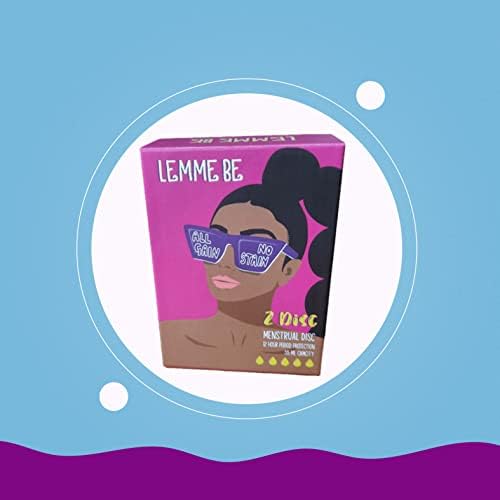 Lemme Be Reusable Menstrual Disc: 12-Hour Leak-Free Period Protection