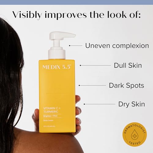 Medix 5.5 Vitamin C+ Body Cream with Turmeric - Brighten & Firm - 444ml