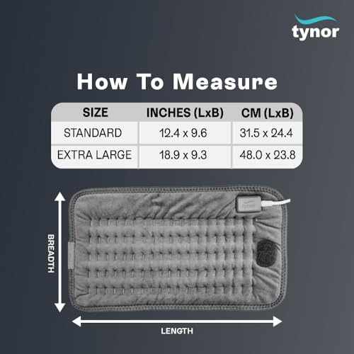 Tynor Electric Ortho Heating Pad | Heat Therapy for Pain Relief (Special Size)