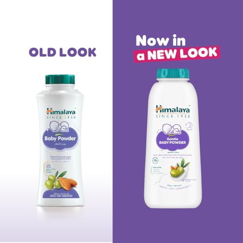 Himalaya Baby Powder - Hypoallergenic Formula with Olive & Almond | Fragrance-Free Protection