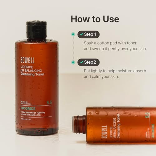 ACWELL 5.5 Licorice PH Balancing Cleansing Toner - 5.1 Oz - Make-Up Remover
