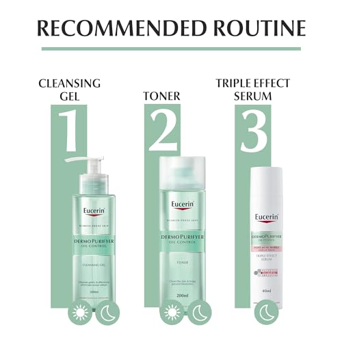 Eucerin DermoPurifyer Oil Control Face Cleanser for Blemish & Acne-Prone Skin