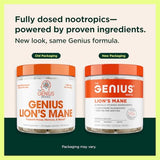 Lions Mane Nootropic Supplement Capsules, Organic, 1200mg Focus & Memory Support