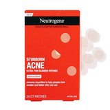 Neutrogena Stubborn Acne Pimple Patches - Ultra-Thin Hydrocolloid Spot Stickers for Optimal Healing (24 Patches)