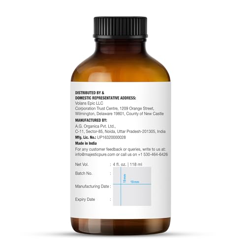 MAJESTIC PURE Brazilian Orange Essential Oil 4 Fl Oz – 100% Pure, Natural, Premium Grade