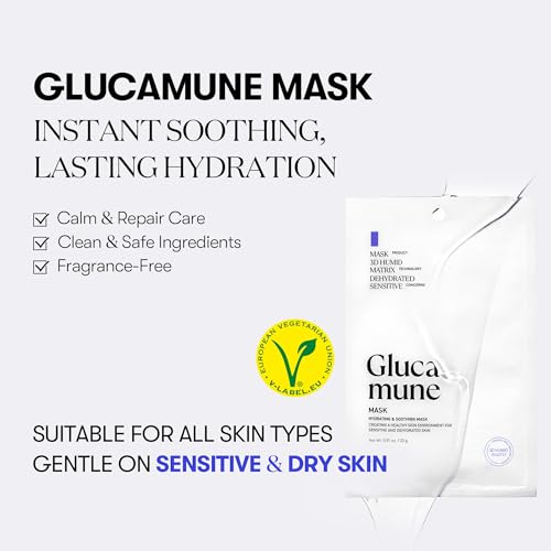 VT COSMETICS Glucamune Hydrating Sheet Mask (10 Pack) - For Dry & Sensitive Skin