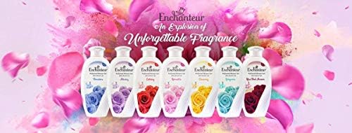Enchanteur Rose Oud Amour Shower Gel (550ml) - Luxurious Floral Shower Experience