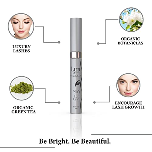 Lira Clinical Pro Lux Lash - Eyelash Growth Serum with Plant Stem Cells - 0.17 Ounce