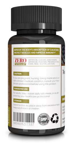 Amerrition VD3K2 - D3 and K2 Complex for Bone & Heart Health - 60 Servings
