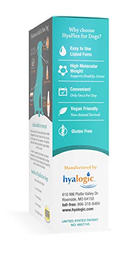 Hyalogic HyaFlex Hyaluronic Acid for Dogs - Joint & Mobility Support - 1 oz (30 ml)